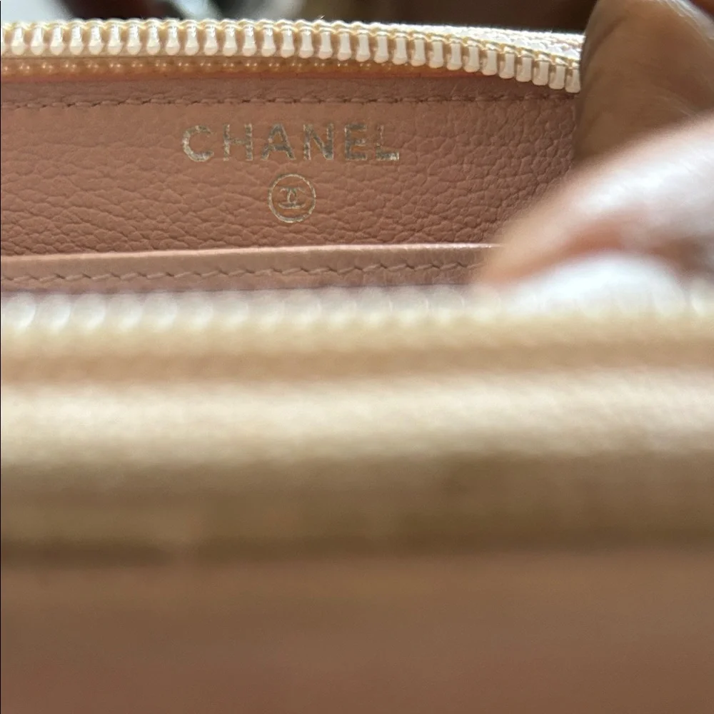 Chanel Pink Leather Wallet